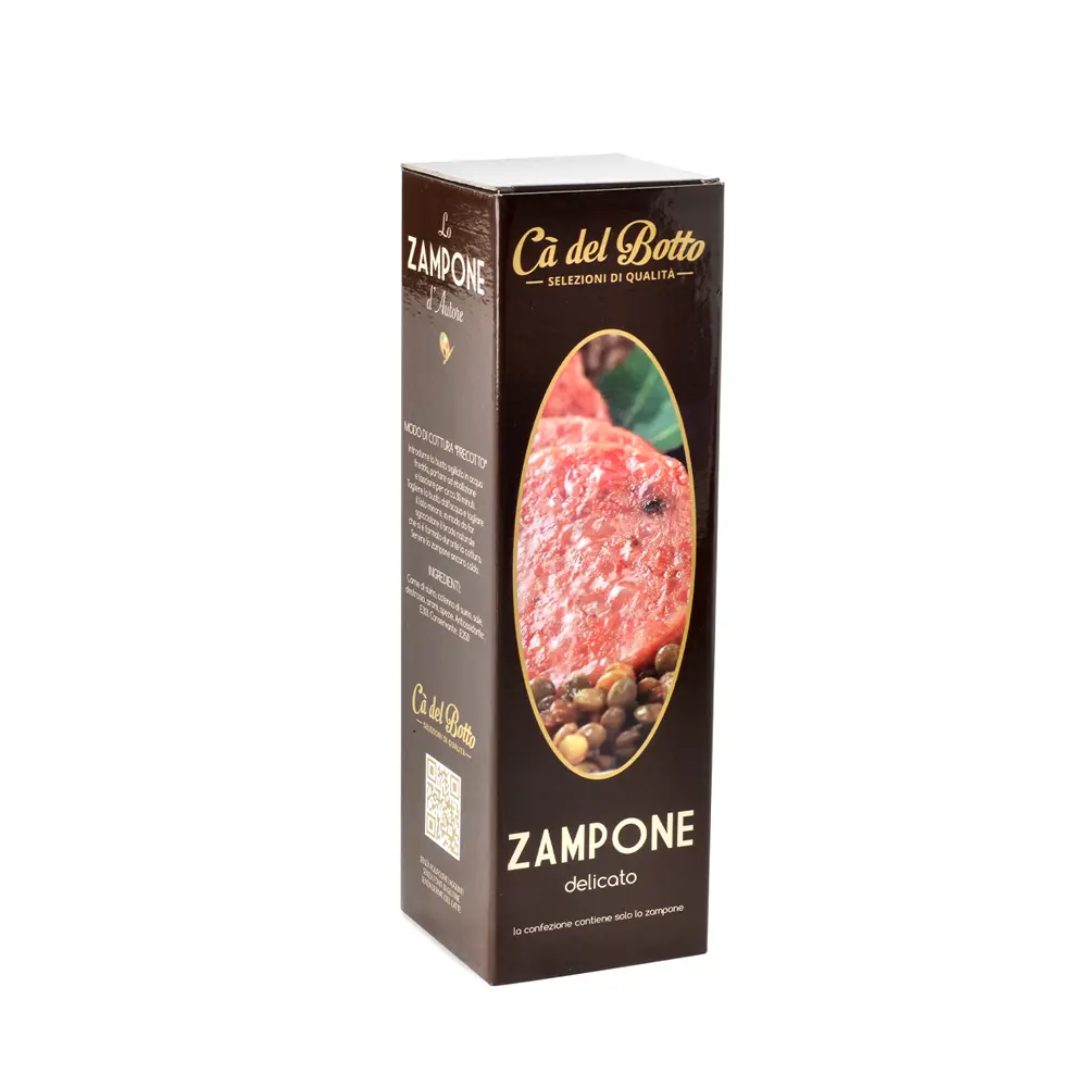 Zampone in scatola di alta qualità | Cà del Botto Bergamo. è un'azienda italiana che ha fatto della produzione di salumi di alta qualità una vera...